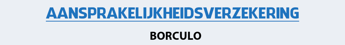 aansprakelijkheidsverzekering-borculo