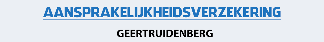 aansprakelijkheidsverzekering-geertruidenberg