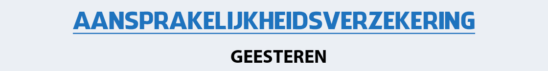 aansprakelijkheidsverzekering-geesteren