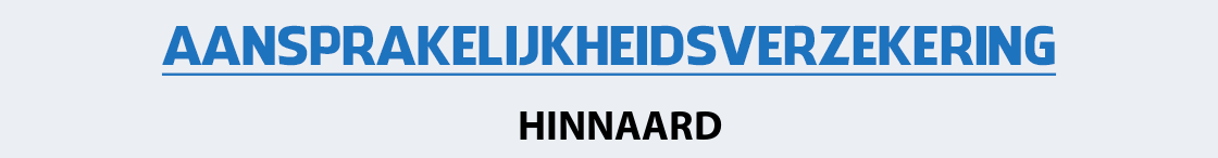 aansprakelijkheidsverzekering-hinnaard