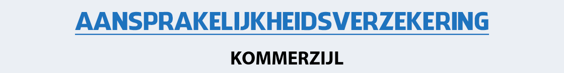 aansprakelijkheidsverzekering-kommerzijl