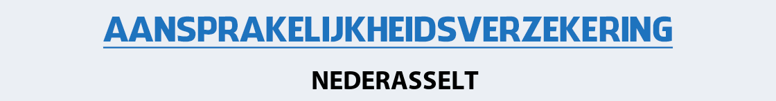aansprakelijkheidsverzekering-nederasselt