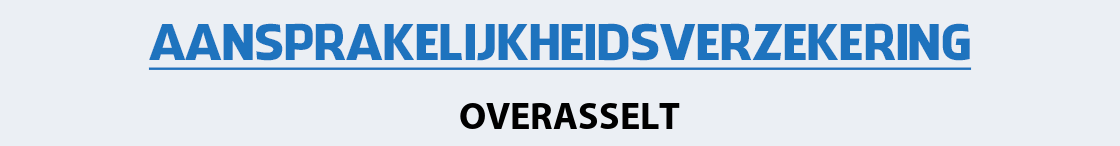 aansprakelijkheidsverzekering-overasselt