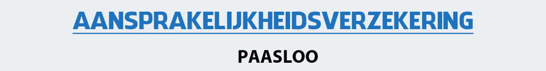 aansprakelijkheidsverzekering-paasloo
