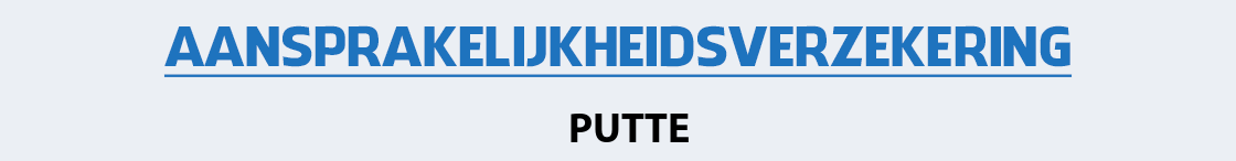aansprakelijkheidsverzekering-putte