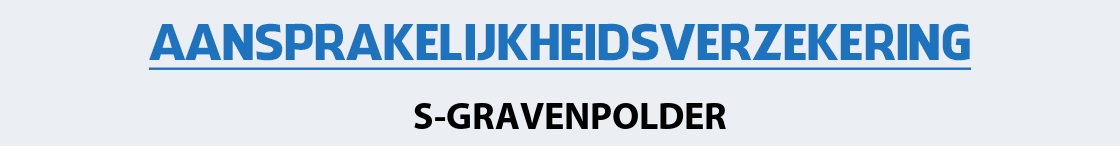 aansprakelijkheidsverzekering-s-gravenpolder