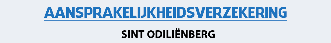 aansprakelijkheidsverzekering-sint-odilienberg