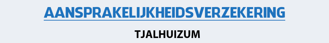 aansprakelijkheidsverzekering-tjalhuizum